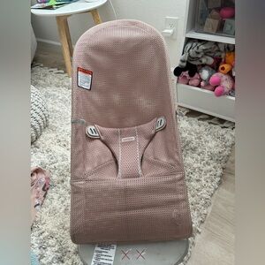 Baby Bjorn mesh dusty pink cover (mesh cover only)